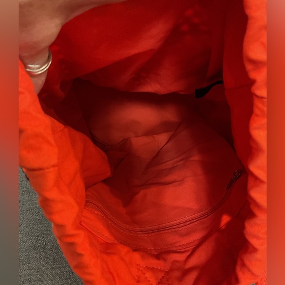 NWT Cider Retro Crochet Granny Square Drawstring Backpack Boho - Picture 16 of 16